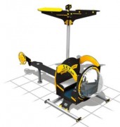 Structure de jeux extérieur hélicoptère