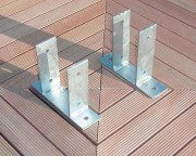 Support de poteaux à fixer