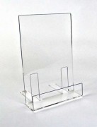 Présentoir pour grands livres en plexiglas