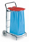 Support porte sac poubelle mobile