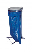 Support sac poubelle avec couvercle plastique simple ou double