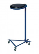 Support sac poubelle avec couvercle sur roulettes