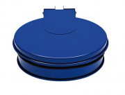 Support sac poubelle avec ou sans couvercle - Acier galvanisé - L.528 mm ou 535 mm x P.383 mm ou 415 mm x H.150 mm