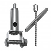 Kit support suspendu avec câble butée