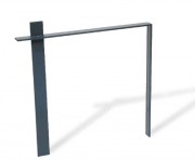 Support vélo en profilés acier