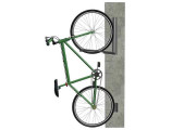 Support vélo mural vertical pivotant 180° - L.58,8 cm x H.57 cm
