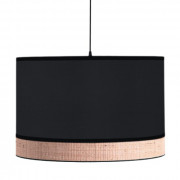 Suspensions cylindriques en coton et raphia 