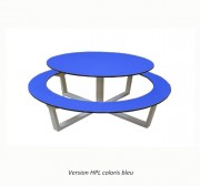 Table banc de jardin