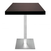 Table restaurant carrée en bois - Dim. L55 x l55 x H72 cm