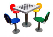 Table d'échecs d'extérieur pour enfants
