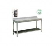 Table de travail en inox - Dim. L1400 x P600 x H880/900 mm