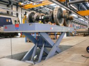 Table élévatrice électro-hydraulique encastrée en fosse