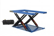 Table élévatrice extra plate avec plateau U - Puissance : 0,8 kW - Charge de 600 à 2000 kg 