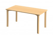 Table en bois pour école maternelle