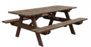 Table forestière en plastique recyclé