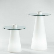 Table haute lumineuse