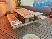 Table kampagne en chêne