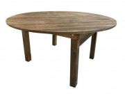 Table pliante en bois rustique