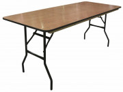 Table pliante bois traiteur