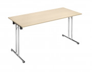 Table pliante avec plateau en mélaminé gamme leonce