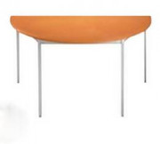Table polyvalente collectivité – Demi-ronde - ? 1200 mm ou ? 1400 mm - Plateau en mélaminé