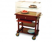 Buffet réfrigéré à roulettes en bois - 30 ou 60 nodules eutectiques