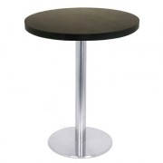 Table ronde en bois Piètement central