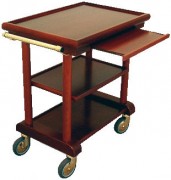 Table se service en bois 3 plateaux