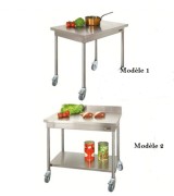 Table sur mesure en inox