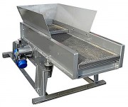 Table vibrante industrielle modulaire - Dim. grilles L880 x l420 mm - Longueur totale 1550 mm