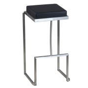 Tabouret bar assise en simili cuir