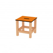 Tabouret carré pour crèche