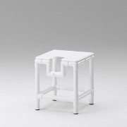 Tabouret de douche avec assise pleine