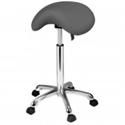 Tabouret ergonomique gris