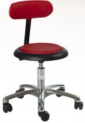 Tabouret ergonomique télescopique avec dossier