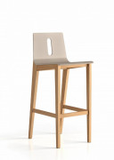 Tabouret haut en bois pour restaurant - Hauteur d’assise : 770 mm