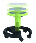 Tabouret mobile et réglable en hauteur