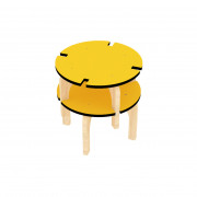 Tabouret rond empilable