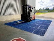 Tapis nettoyage roues