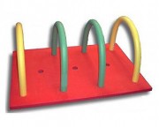 Tapis de piscine flottant avec frites