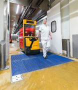 Tapis de nettoyage et désinfection pour chariots