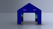 Tente publicitaire gonflable à 4 pieds - 4x4 à 8x8 m