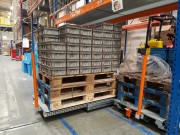 Tiroir télescopique à palettes