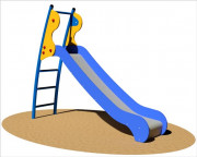 Toboggan extérieur - 3-8 ans - Hauteur de chute : 98 cm