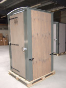 Toilettes sèches écologiques publiques - Dim. : l 1085 x P 1085 x H 2080 mm