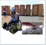 Toilettes sèches PMR publiques