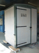 Cabine de toilettes sèches PMR - Dim. : l 1525 x P 1525 x H 2100 mm