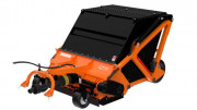 Tondeuse attelée tondobalai - Largeur de travail :1.50m ou 1.80m - Capacité jusqu'à 2100L - Hauteur vidange 1.30m