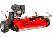 Tondeuse débroussailleuse thermique à fléaux tractable - Largeur de coupe de 115 cm - Capacité de travail jusqu'à 2500 m²/h