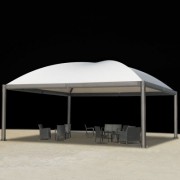 Tonnelle de jardin acier